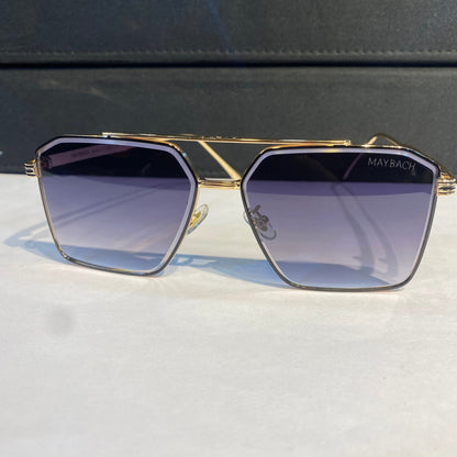 Yam Gold Frame Black Shade Unisex Sunglass 22402 59 13 138