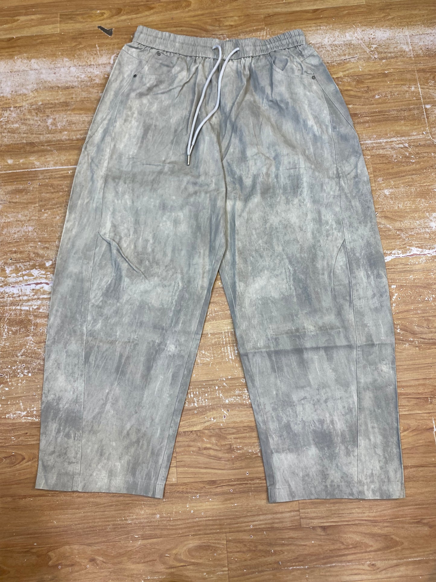 Handian 1979 Cram Grey Faded Colour Baggy Fit Jogger Pant HD-6703