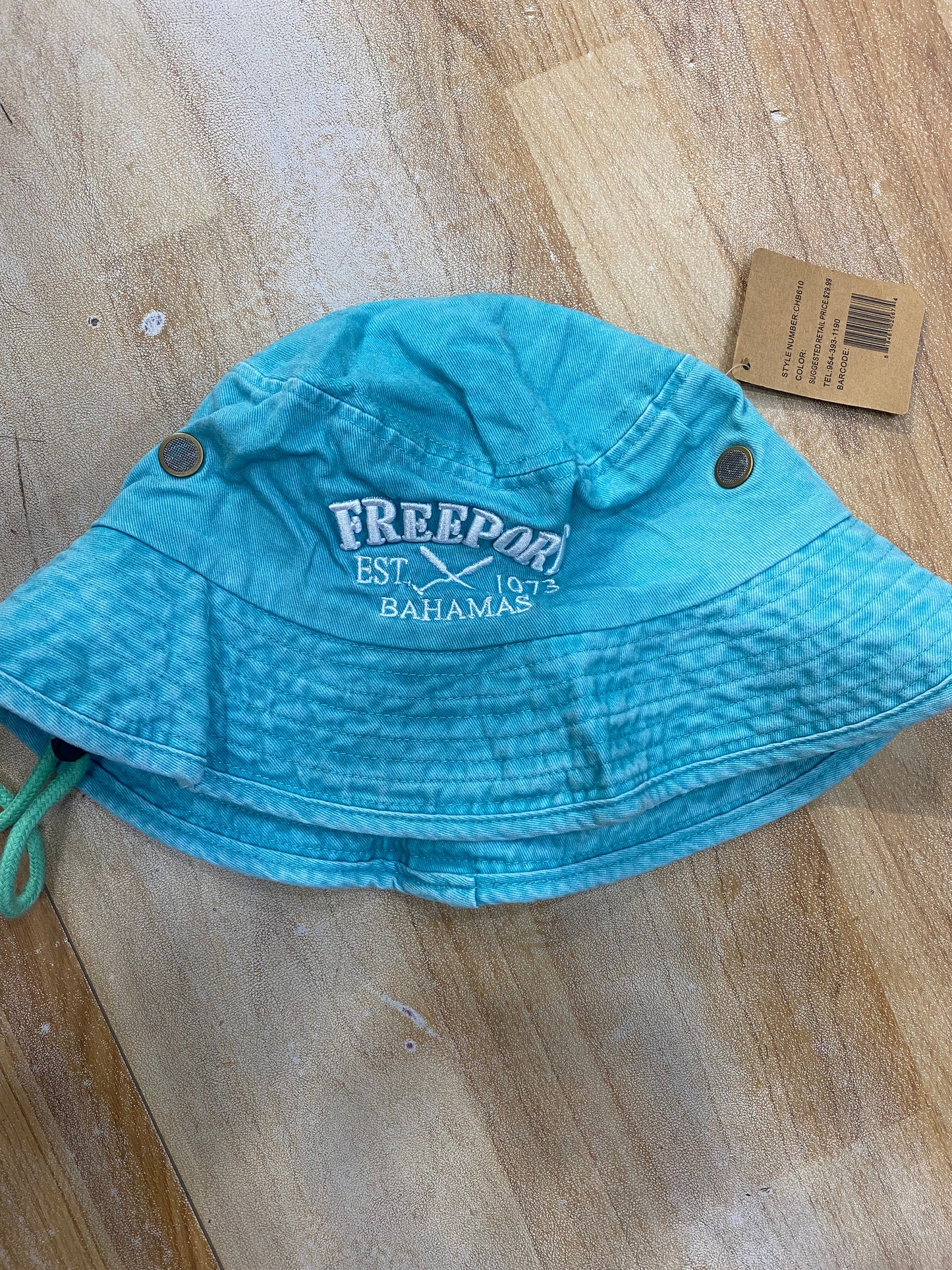 Lucky Multi Colour Denim Style Print Bucket Hat CAP 989017