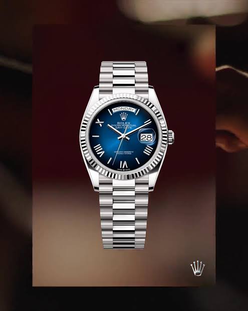 LOR ROL Silver Chain Blue Dial Japanese Automatic Premium Men’s Watch 991448