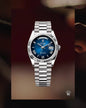 LOR ROL Silver Chain Blue Dial Japanese Automatic Premium Men’s Watch 991448