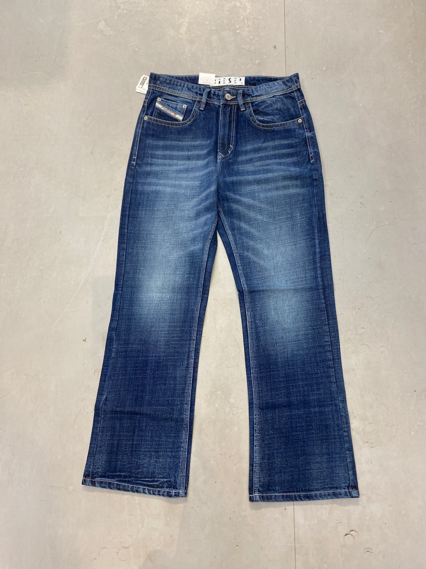 EID DIE Faded Dark Blue Colour Comfort Baggy Men’s Jeans 5052