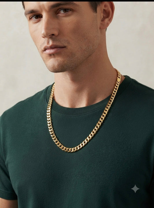 Golden Colour Heavy Premium Quality Unisex Neck Chain 43120