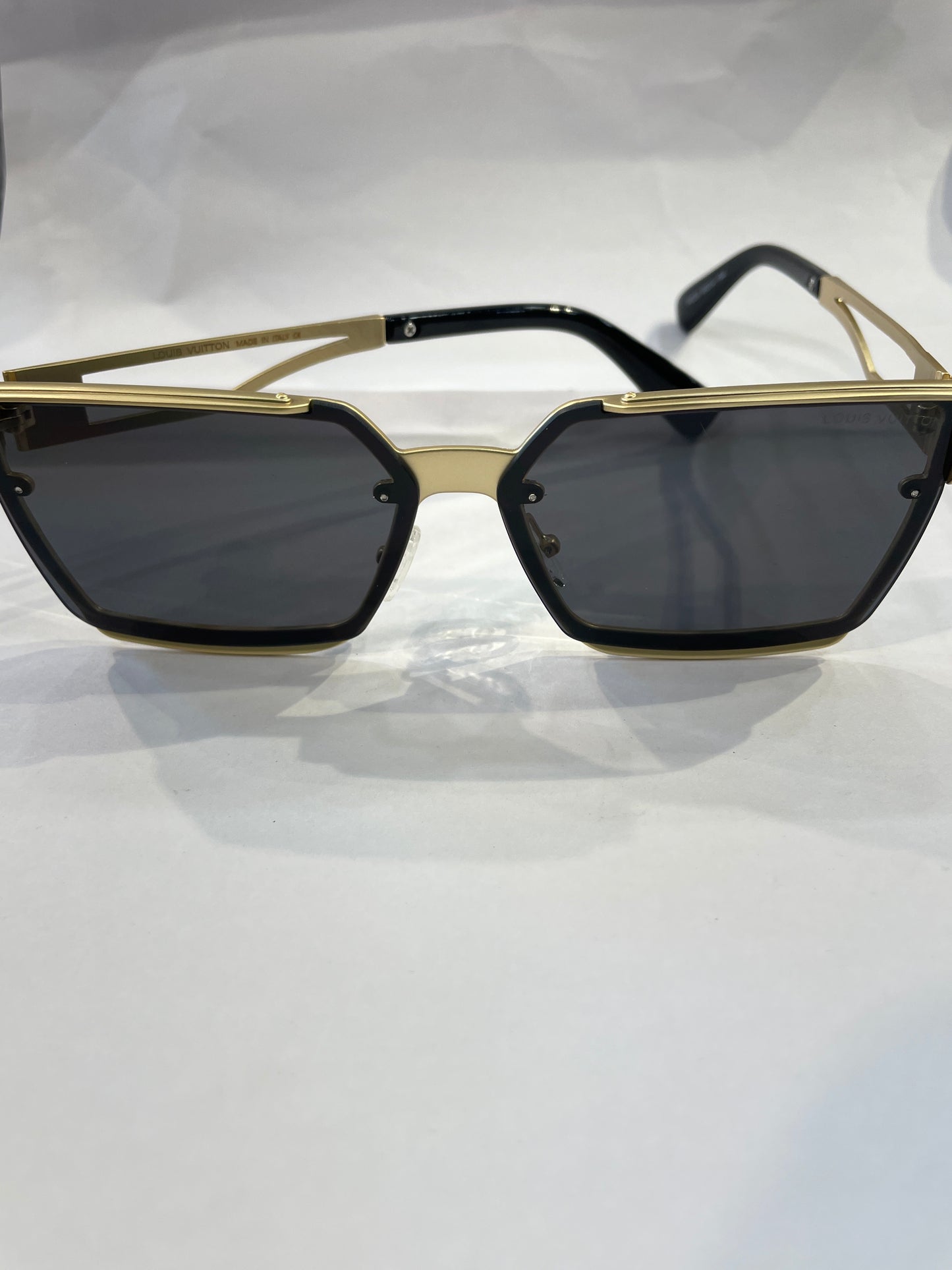 UOL Golden Black Frame Black  Shade Unisex Sunglasses M5230 65 14 144