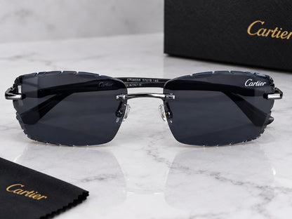 RAC CAR Black Stick Frameless Black Shade Unisex Sunglass CT985/s 57 18 140