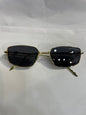 NEG GEN Golden Frame Black Shade Unisex Sunglasses SUN214