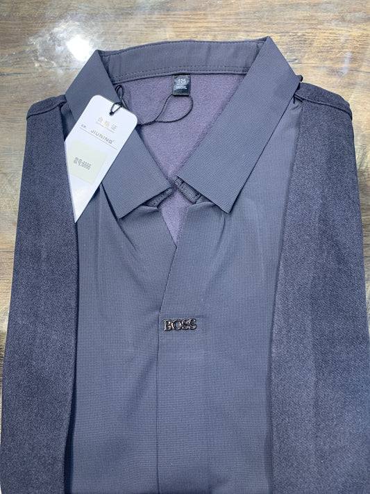 SOB Shrug Grey Colour With Attaché Grey shirt H6668