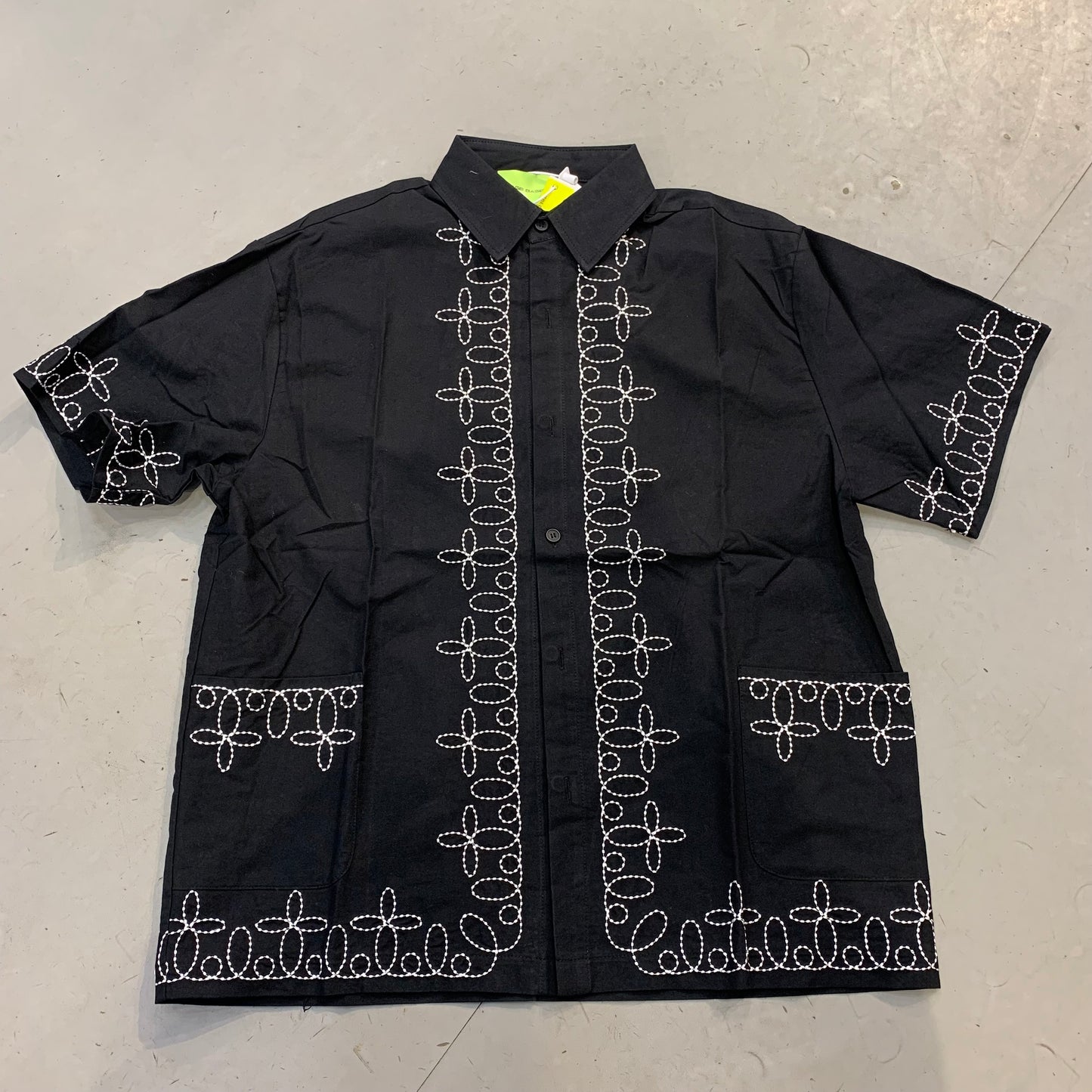 SAVAGE BASE Black Colour With White Print double side Pocket Imported Unisex Shirt YR9338