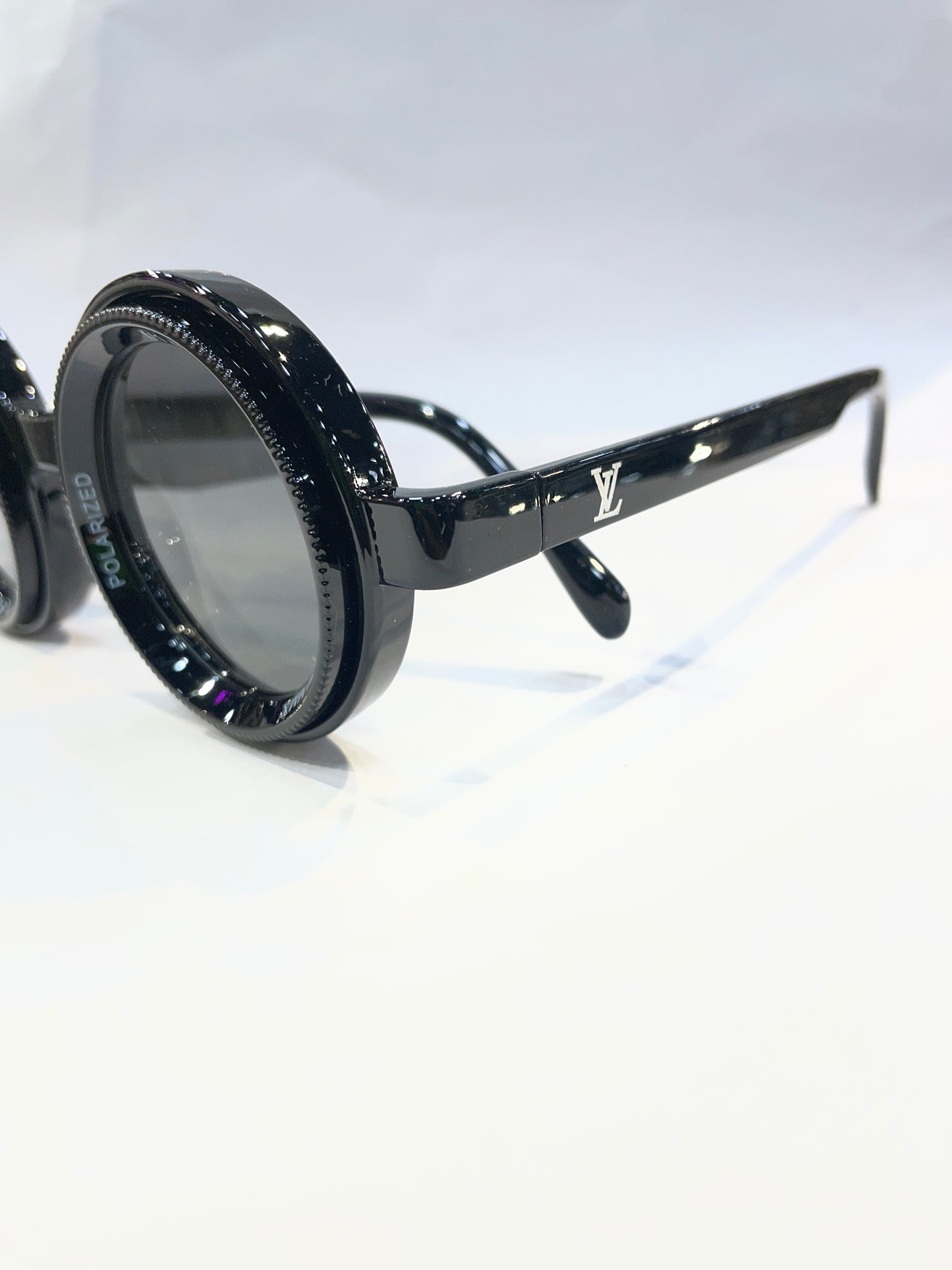 UOL LV Black Frame Black Shade Unisex Sunglass XH-98357P-2 C9 43 20 133