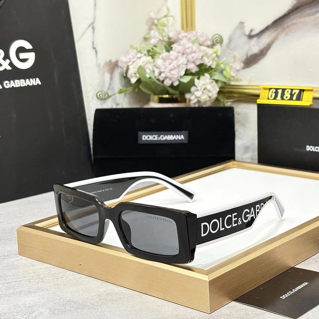 LOD Black Frame Black Shade Unisex Sunglass DG6187 50 22-140 C3