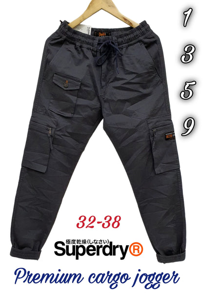 SUP PUS Black Colour With Multiple Pocket Jogger Cargo 131020