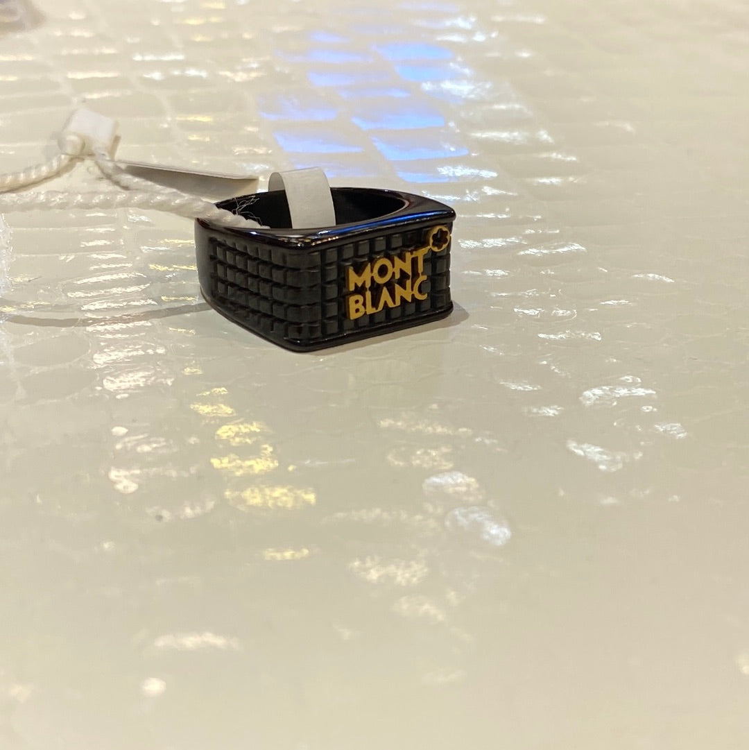 Mon Nom Black Gold Men’s Ring 85967
