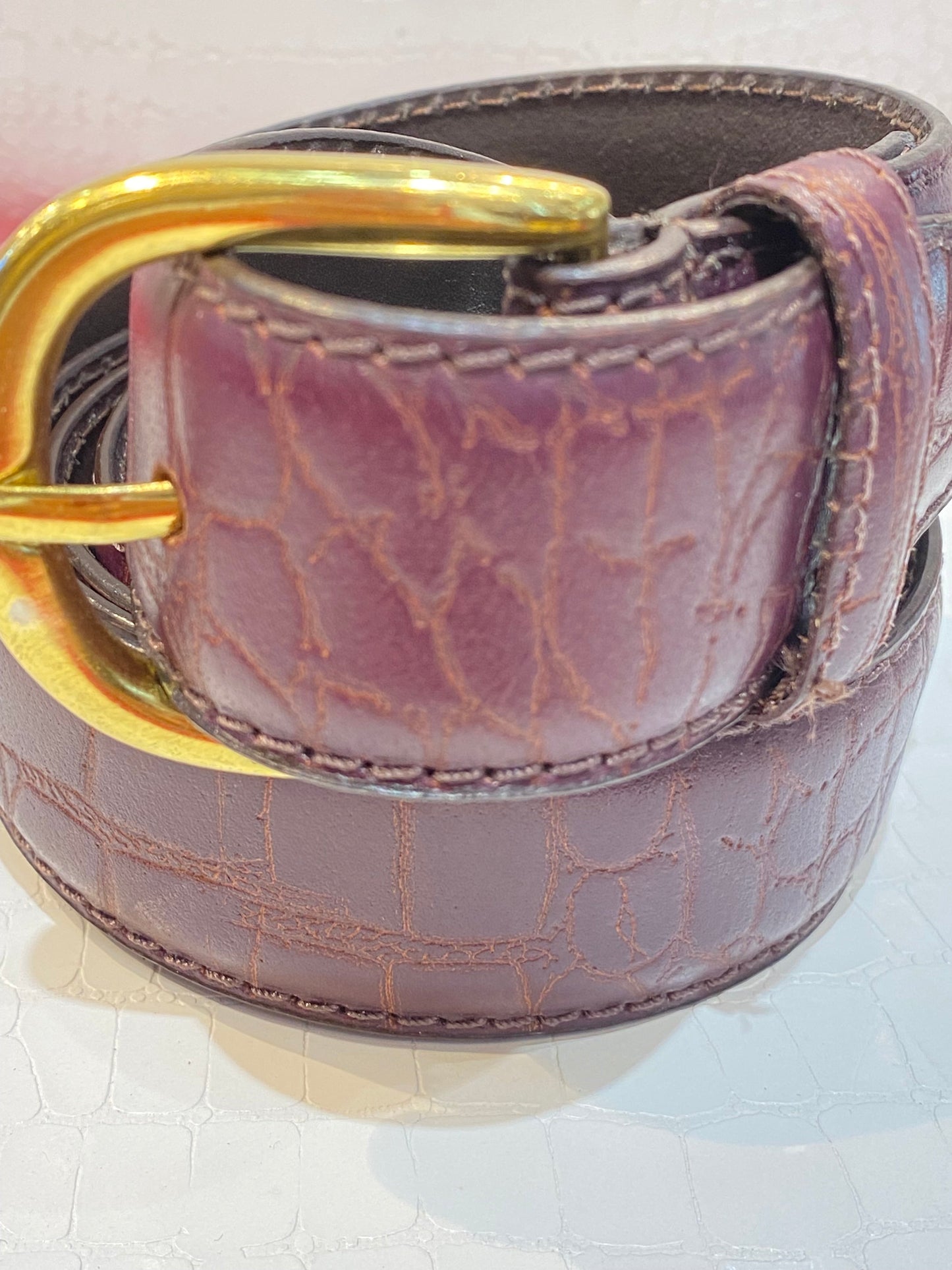 DIH Gold Buckle purple Belt 987539