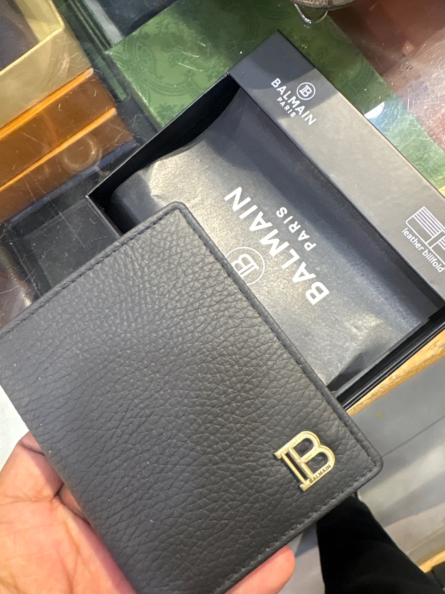 LAB BAL Multy Colour Book Shape Genuine Leather Men’s Wallet 990600