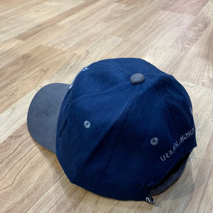 Urban Monkey Navy Blue Grey Colour Rockstar Caps 9221