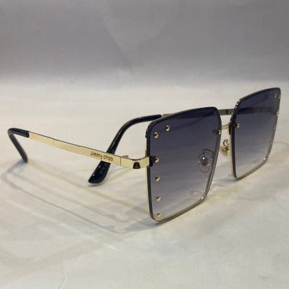 MIJ Golden Frame Black Shade Sunglasses 2579 60 15-140