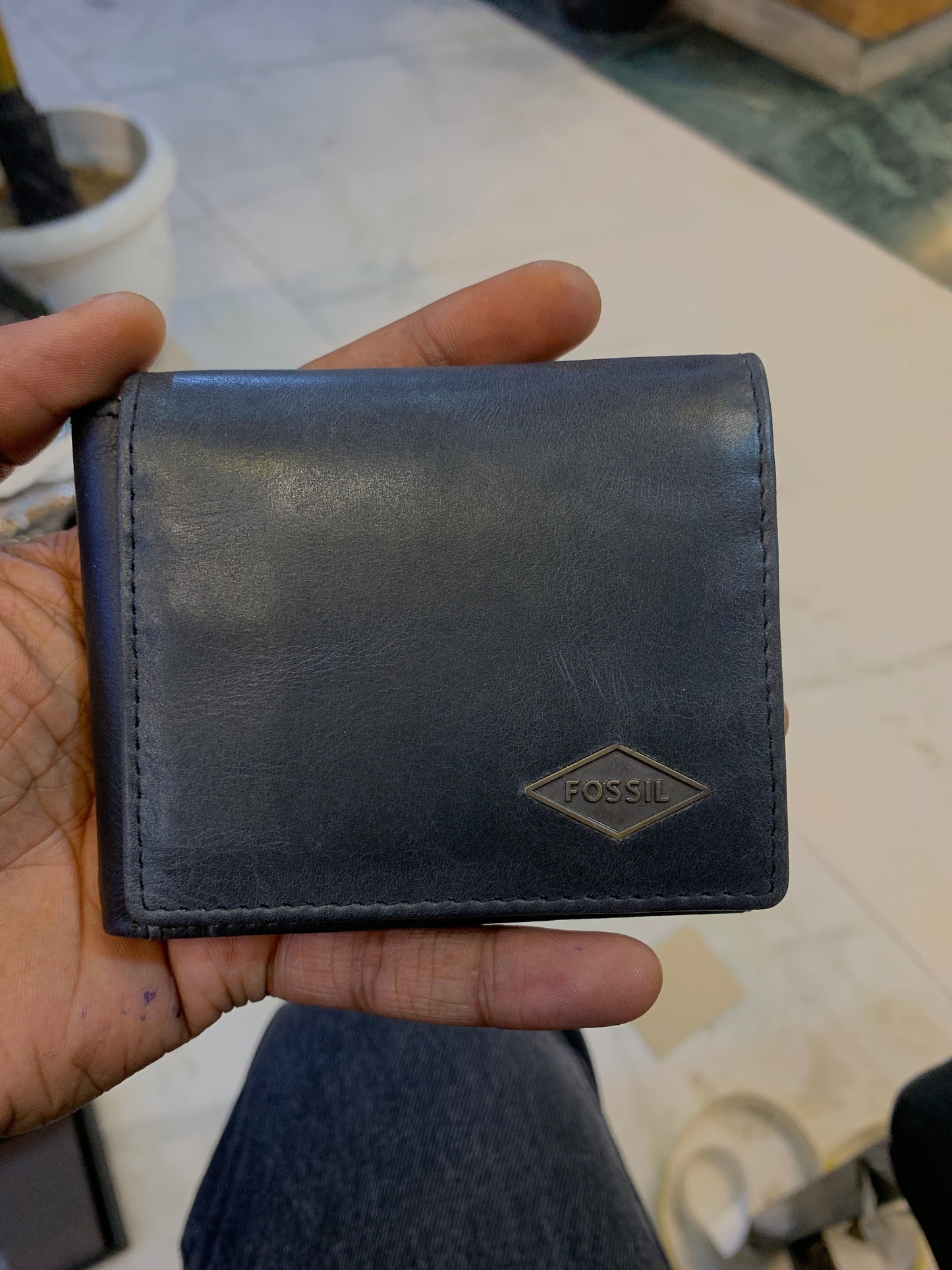 SOF FOS Genuine Leather Three Fold Wallet Model 800517