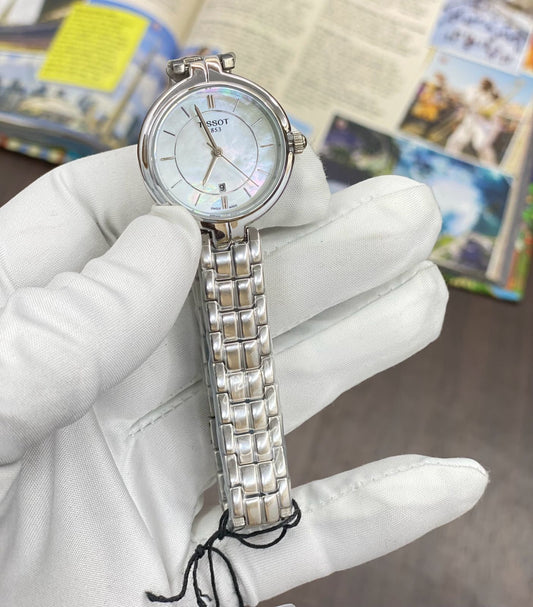 Sit Silver Chain White Dial Ladies Watch 901789