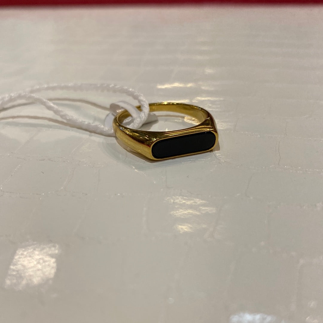 Black Gold Men’s Ring 85966