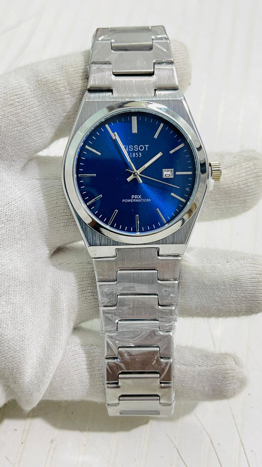 SIT Silver Chain Blue Dial Premium Prx Chinese Machinery Watch 989287