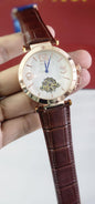 RAC Brown Colour White Dial Copper Ring Automatic Men Watch 901667