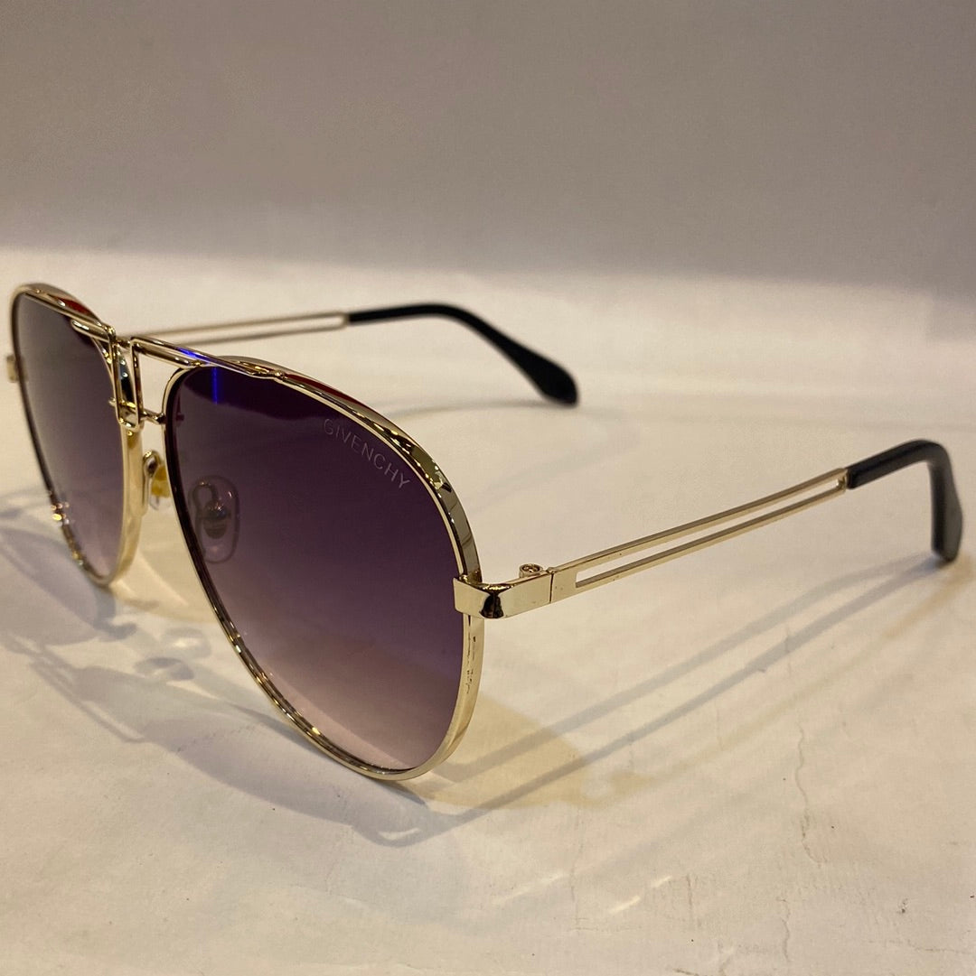 VIG Golden Frame Purple Shade sunglass 7060 54 18-135