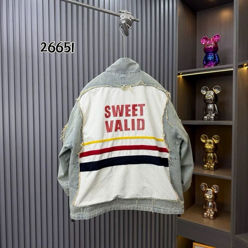 GRACE SWEET VALID Sky Denim Rugged Design Premium Quality Jacket 26651