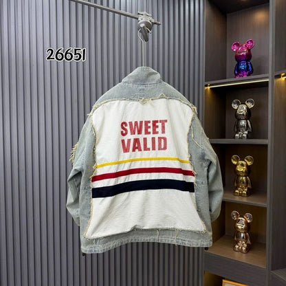 GRACE SWEET VALID Sky Denim Rugged Design Premium Quality Jacket 26651