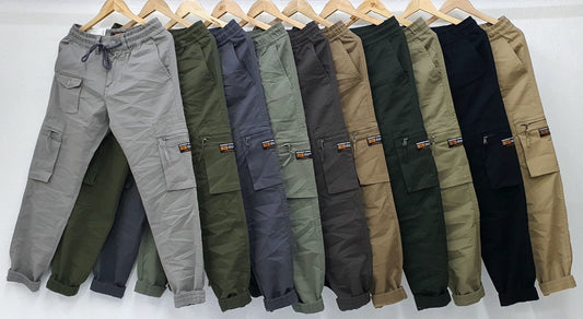 SUP PUS Khaki Colour With Multiple Pocket Jogger Cargo 131022