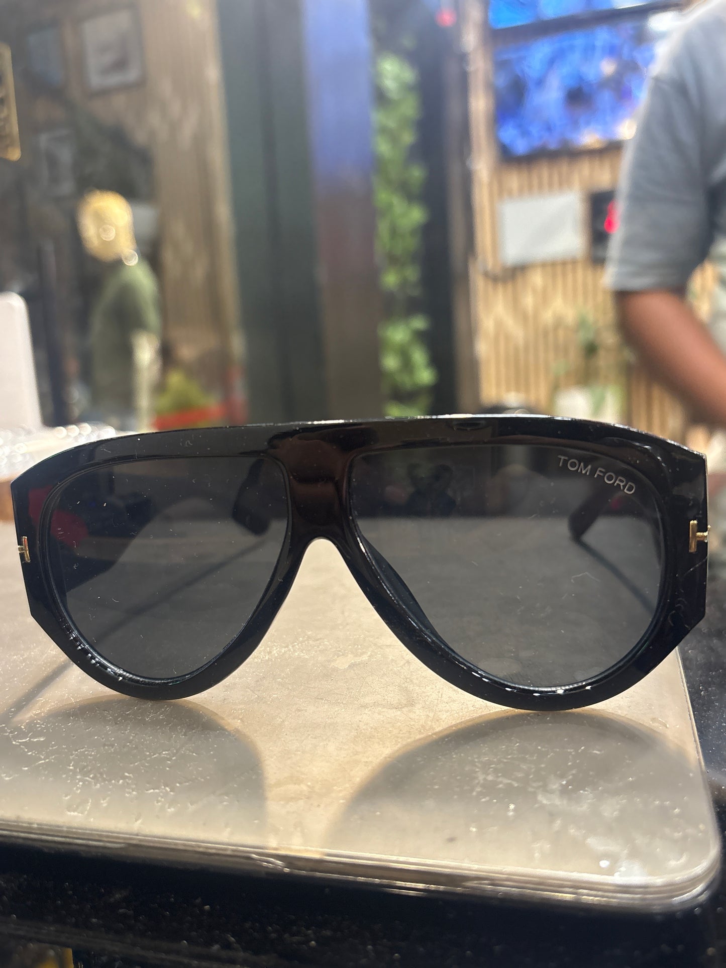 Mot Black Frame Black Shade Unisex Sunglass SUN501
