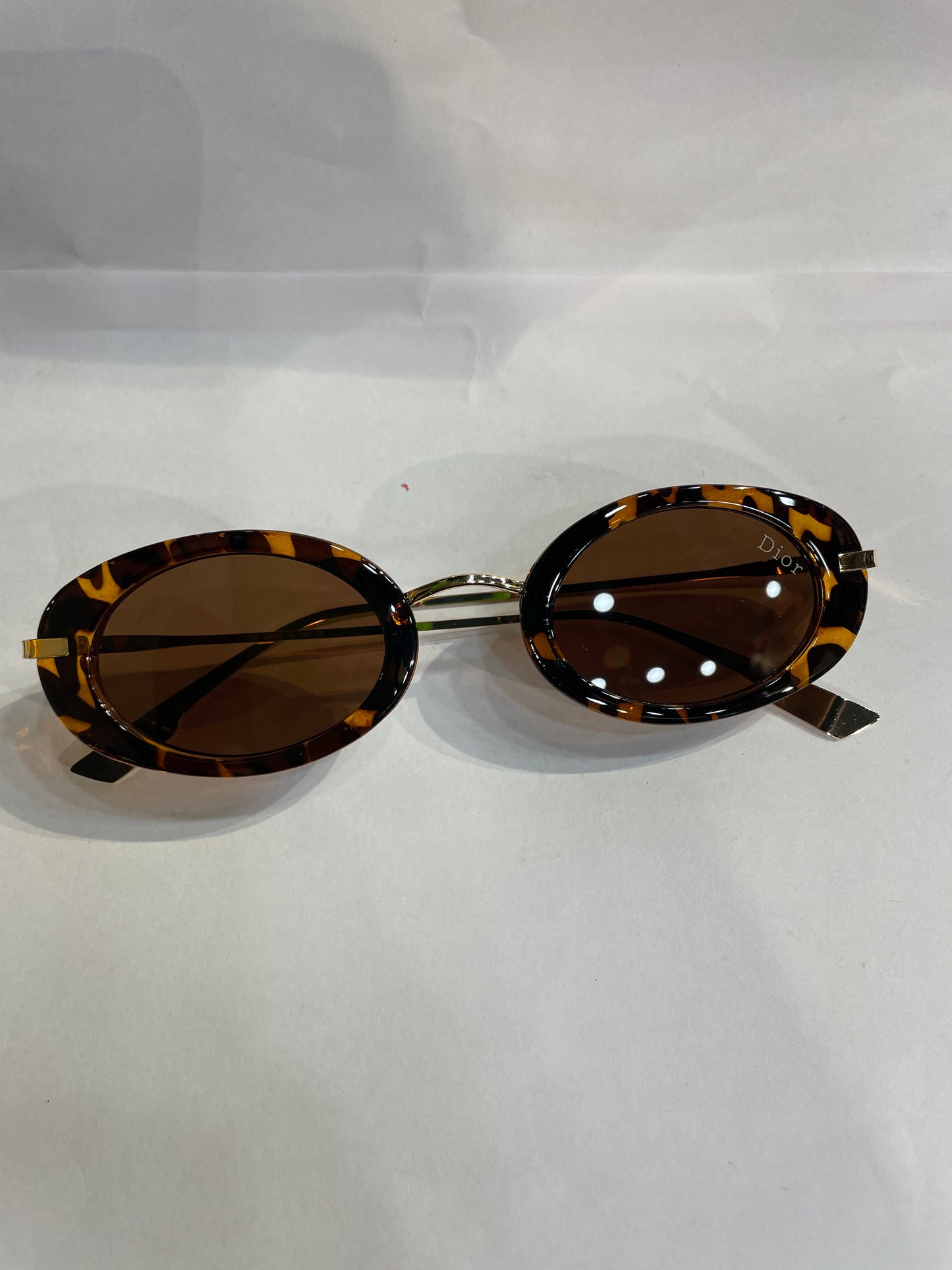 OID Leopard Frame  Golden Stick Brown Shade Unisex Sunglasses SUN241