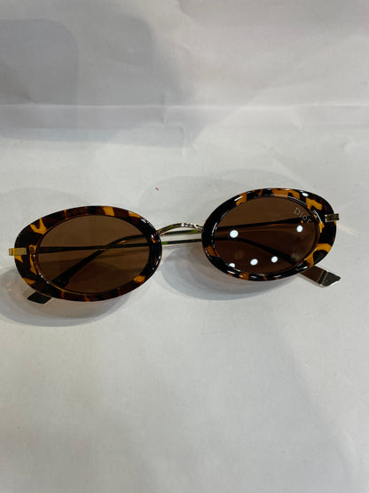 OID Leopard Frame  Golden Stick Brown Shade Unisex Sunglasses SUN241
