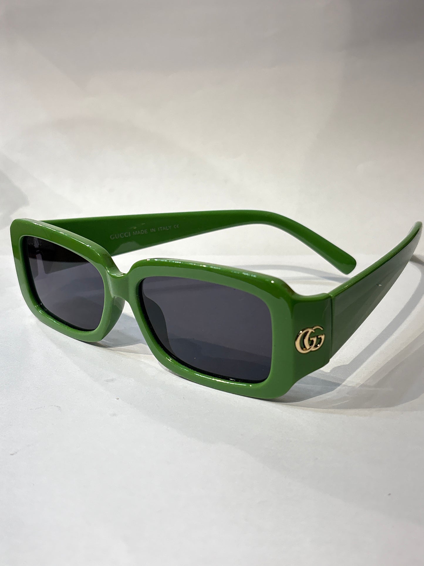 CUG Green Frame Black Shade Unisex Sunglass 61515417-135