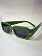 CUG Green Frame Black Shade Unisex Sunglass 61515417-135