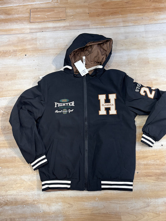 FIGHTER H Classics Black Colour Double Side Reversible Men’s jacket CM9871