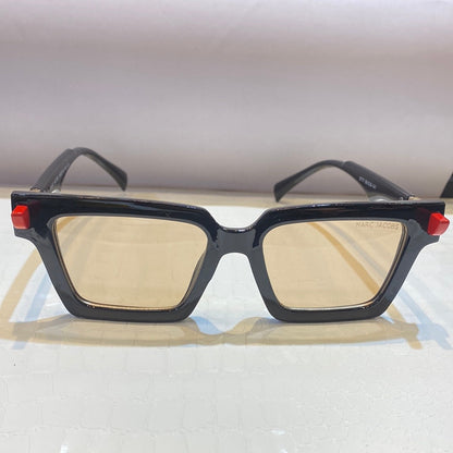 Ram Black Frame Trancy Orange Shade Unisex Sunglasses 8777 58 20-141