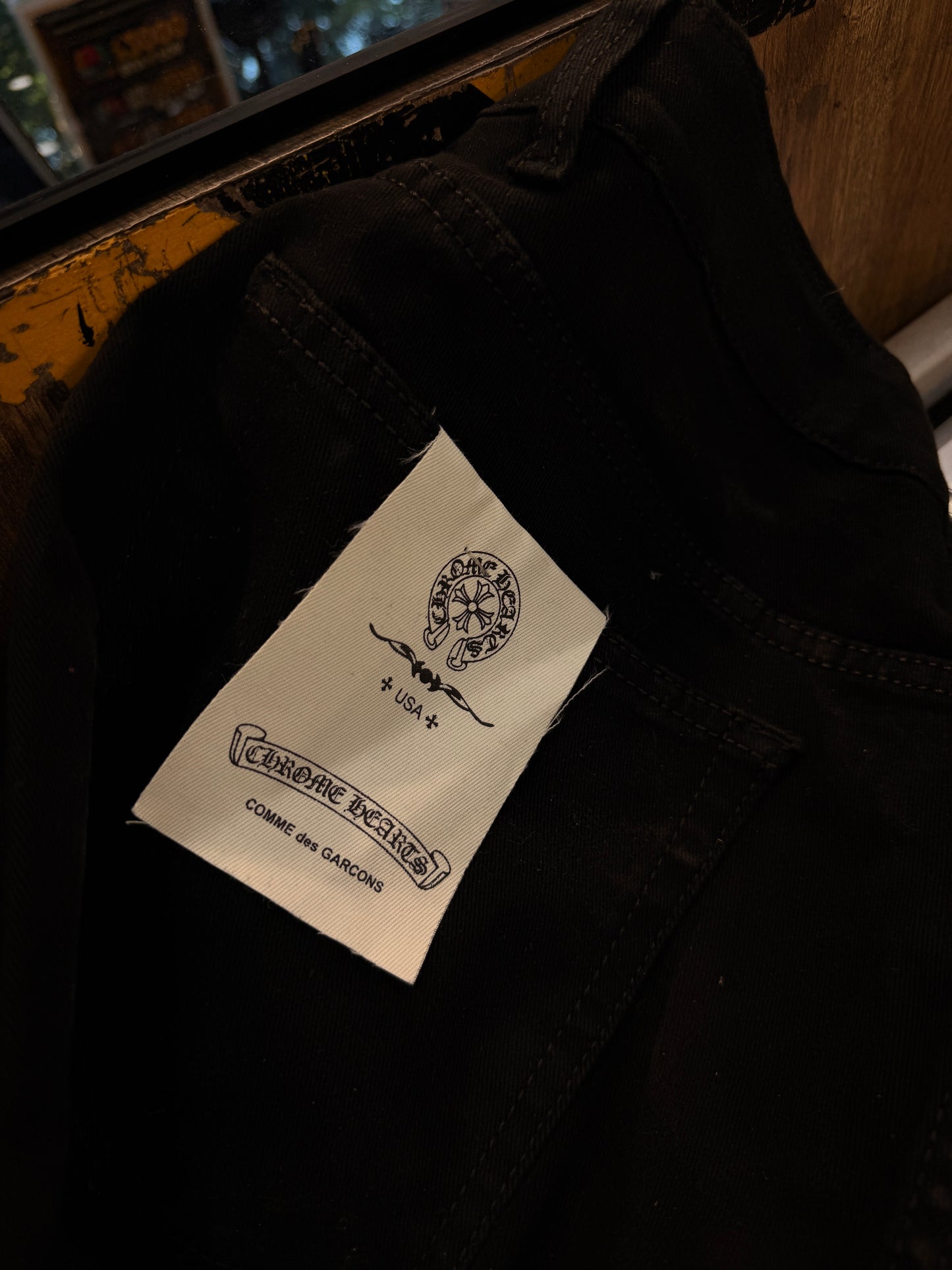 RHC Black Baggy Fit Denim Jeans CH-5092