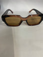 CAJ Brown Black Glossy Frame Brown Shade Unisex Sunglasses SUN815