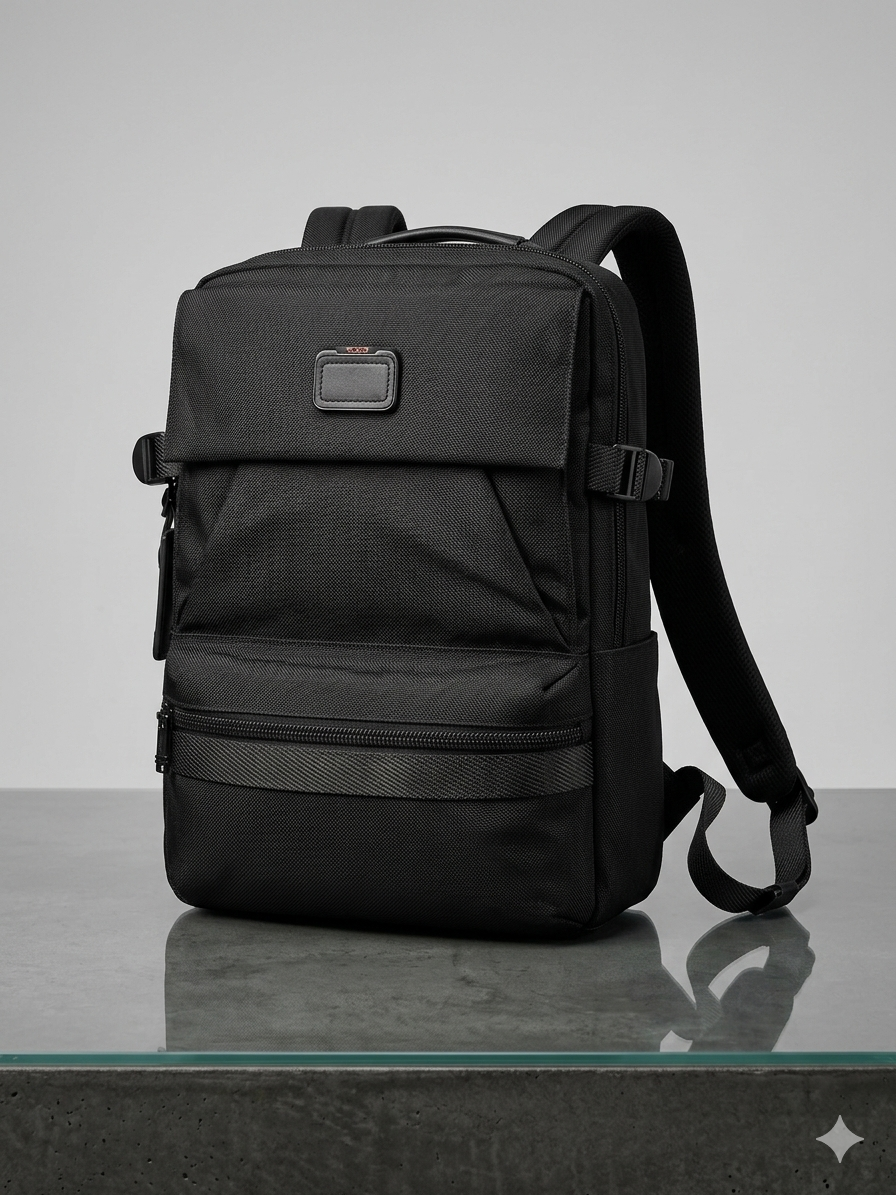 MUT TUM Black Colour Murti Zip Unisex Bag pack 990810