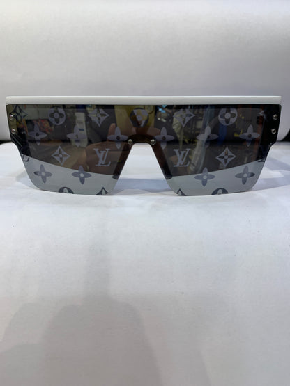 UOL LOU White Frame Mercury Printed Shade Unisex Sunglass 1583 158 16 140