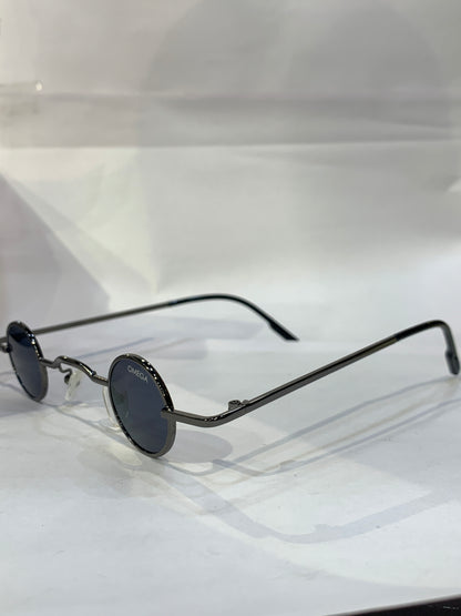 EMO Black glossy Frame Black Shade Premium Quality Unisex Sunglass 674 28 39 138