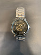 SOF FOS Silver Chain Black Dial Automatic Men’s Watch 991084