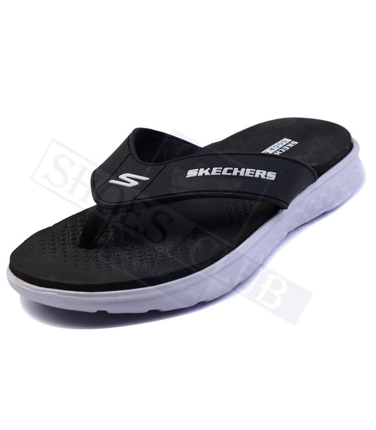 EKS SKE Black White Colour Mens V Shape Slippers Sk-80