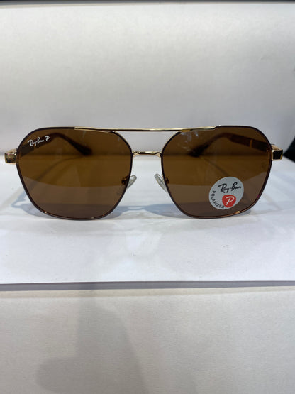 YAR RAY RB Copper Brown Frame Brown Shade Unisex Sunglass RB58391 60 15 143 C4
