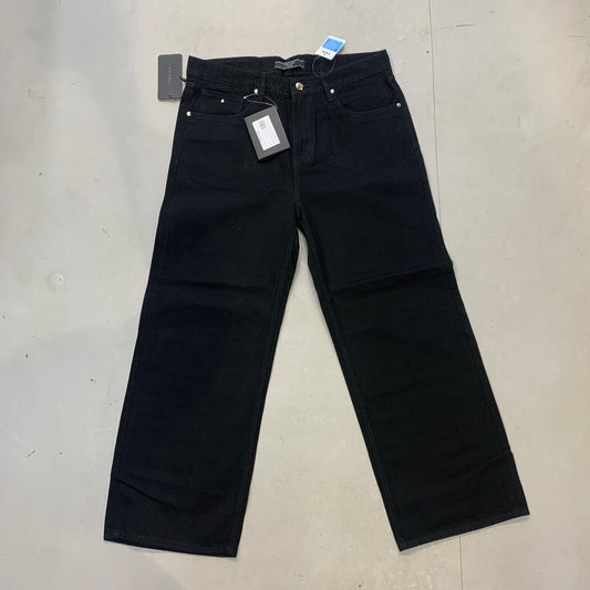 ARP PRA Z Black Premium Quality Straight Baggy Fit Denim Jeans 777F