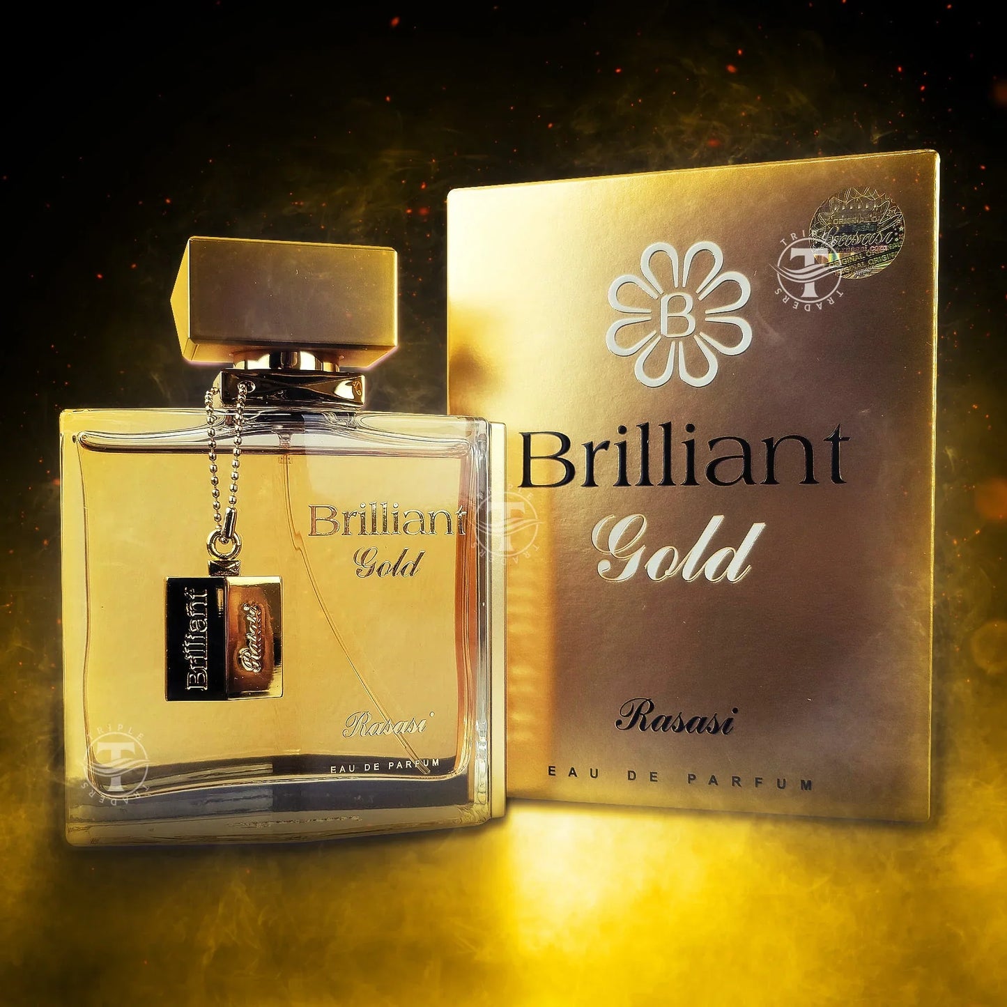 Brilliant Gold Eau De Parfum by Rasasi 100ml