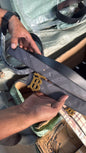 RUB BUR Gold Buckle Grey Strap Premium Quality Imported Unisex Belt 990666