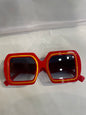 EOL LOE Red Frame Black Shade Premium Quality Unisex Sunglass SUN250