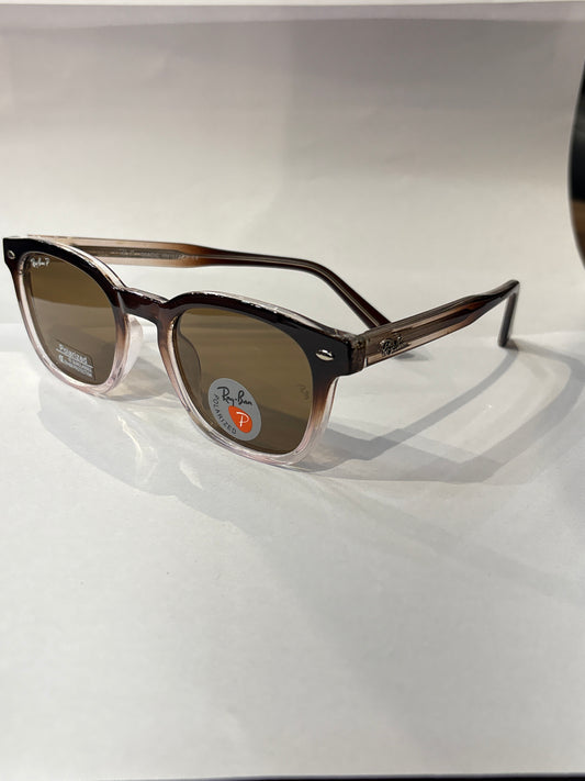 Rb Br Yar Transi Brown Frame Brown Shade Wayfarer Unisex Sunglass 77395123147C3