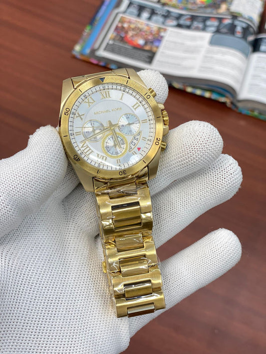 Cim Golden Chain White Dial Men Watch 901857